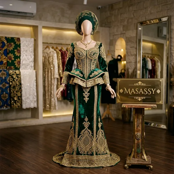 Premium African native wear displayed on a mannequin